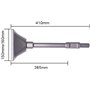 WERHE ® Jack marteau démontage compacteur anti-choc Hex spline cannelures rammer plaque tamping shaft outils construction paysag