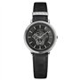 VERSACE Montre bracelet V Circle pour femme en cuir noir VE81026 19