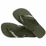 Havaianas Brasil Logo Mixte, Vert/Vert, 25/26