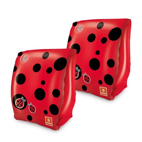 Mondo Toys - Lady Bug Arm Bands - Bracelets de sécurité pour Enfants - Matériau PVC - Convient aux Enfants de 2 à 6 Ans avec Poi