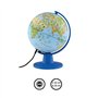Tecnodidattica – Lumière Safari| Carte du monde de petite taille pour enfants| Globe géographique à monter lumineux et pivotant 