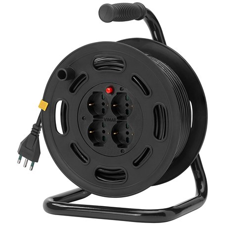 VIMAR vim-0p32731 Enrouleur de câble 16 A avec 4 Sorties universelles