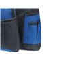 AUSONIA - 48267 CEINTURES PORTE-OUTILS DOUBLE SAC DE CHARPENTIER EN TISSU RENFORCÉ AVEC UNE CEINTURE PROFESSIONNELLE