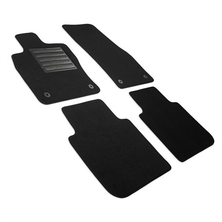 MTM SP-7324 Tapis sur Mesure en Velour pour Volkswagen Tiguan Allspace 2017> / Skoda Kodiaq 2017> / Seat Tarraco (aussi Plug-in