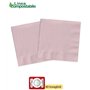 Ciao-Kit Table Fête Party Flower Shape 24 personnes (112 pcs: assiettes, gobelets, serviettes) en papier compostable, rose Vaiss