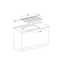 Plaque gaz Hotpoint Ariston PCN752TIXHA - 5 foyers