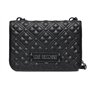 Love Moschino SAC QUILTED PU NOIR GALV. CAN FUC