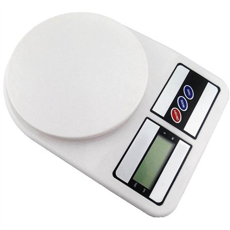 LeoFla Balance numérique de cuisine électronique LCD Bouton Tara maison pèse de 1 g à 7 kg