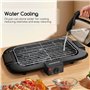 Aigostar Tasty - Gril sans Fumée, Barbecue Electrique d’intérieur. 2000W, Thermostat, Taille Compacte. Utilisation Avec de l'eau