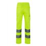VELILLA 303006 Pantalon multipoches haute visibilité Jaune fluo Taille M
