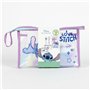 Trousse de Toilette avec Accessoires Stitch Lila 23 x 15 x 8 cm