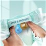 Pampers Premium Protection Taille 4, 25 Couches, 9kg-14kg, Double Protection Pour La Peau Et Contre Les Fuites