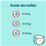 Pampers Premium Protection Pants Taille 6, 15 Couches-Culottes, 13kg-19kg, Avec un Maintien 360° et des Barrières Anti-fuites Do