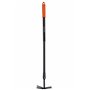 BLACK+DECKER Râteau avec Houe - Jardinage Outillage - Réglable en Longueur 66-101 CM - Cultiver et Désherber - Noir/Orange