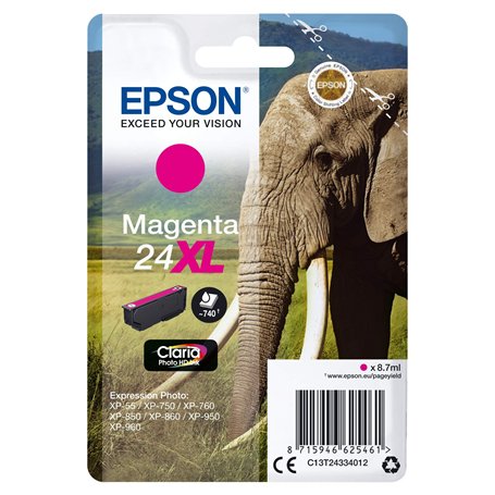 Epson 24XL Eléphant Magenta