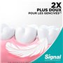 Signal Professionnel – Brosse à Dents Expert Gencives + Charbon – Extra souple, douce pour les gencives, 4x moins de pression – 