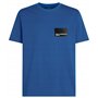 KARL LAGERFELD JEANS Regular Short Sleeve Box Logo Tee T-Shirt, Bleu, L Hommes