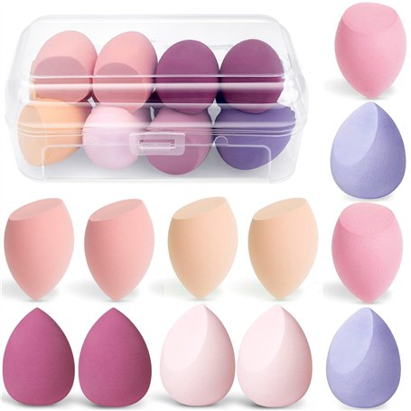12 Pcs Beauty Blender Éponge Maquillage