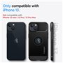 Spigen Rugged Armor Coque pour iPhone 13 - Noir Mat