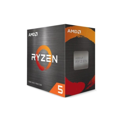 AMD Ryzen 5 5600X Processeur (6 Coeurs/12Threads, 65W TDP, Socket AM4, Cache 35Mo, jusqu'à 4.6 GHz Fréquence Boost, Ventilateur 