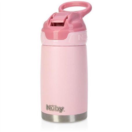 Gourde isotherme - NUBY - 300 ml - Acier inocydable - Rose