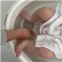 Baignoire bébé - NUBY - Dr.Talbot's - Des la Naissance - Support antidérapant intégré - Appui-tete souple