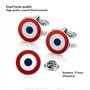 BOBIJOO JEWELRY - Ensemble bouton de manchette France Cocarde + pins Drapeau Français Symbole