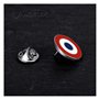 BOBIJOO JEWELRY - Ensemble bouton de manchette France Cocarde + pins Drapeau Français Symbole