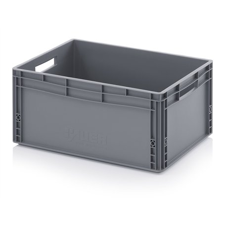 Auer Bacs Euro 60 x 40 x 27 caisse en plastique 60x40x27 conteneur de stockage gris empilable