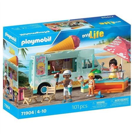 Playmobil 71904 Camion vendeur de glaces & 3 personnages