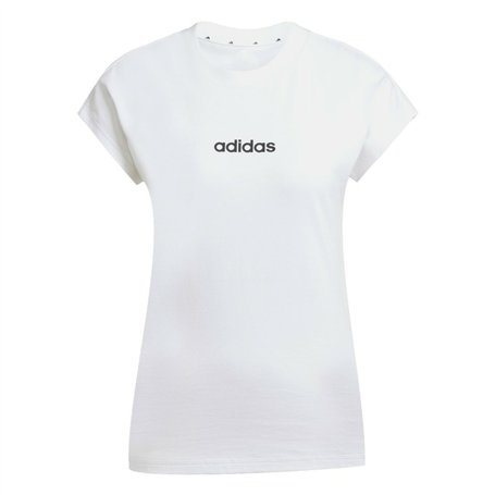 T-shirt à manches courtes femme Adidas W LIN SJ T JC8239 Blanc