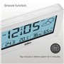 Station météo numérique radiocommandée Braun pour l'heure normale d'Europe centrale (DCF) avec indicateurs de température et d'h