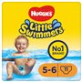 Huggies Little Swimmers Lot de 11 couches de bain jetables pour bébé et enfant Taille 5-6 (12-18 kg)
