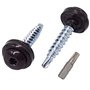 Marcopol Lot de 60 vis Torx en métal pour toiture - 4