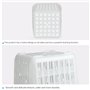 BYUTFA Panier à Couverts Panier Lave-Vaisselle Vaisselle en Plastique Tamis Vaisselle Drain Panier de Rangement Boîte de Rangeme