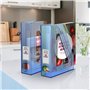 Acrimet Porte-Revues, Support Durable, Organisateur pour Dossiers pour Bureau (Plastique) (Couleur Bleu Transparent) (Lot de 2)