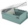 Acrimet Boîte à Fiches Organisateur 3'' x 5’', Base en Métal Robuste (Index AZ et un Séparateur Plastique Inclus) (Base Viert av