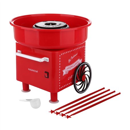 Machine à barbe à papa W500 Rouge Blanc