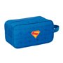 Range-Chaussures de Voyage Superman Bleu 29 x 15 x 14 cm
