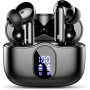 Écouteurs Bluetooth 5.3, Écouteur sans Fil avec 4 ENC Réduction Antibruit Mic Casque Bluetooth Hi-FI Son Stéréo, 36 Heures Durée