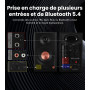 Edifier MR3 - Haut Parleurs de Studio Compacts 2.0, Hi-Res Audio, Bluetooth V5.4, Contrôles physiques, RCA, AUX, Application Mob