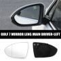 JNNJ MK7 Rétroviseur Latéral En Verre, Rétroviseur Automobile Remplacement De Glace De Miroir Aile, Rétroviseur Latéral De Rempl