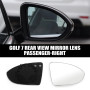 JNNJ MK7 Rétroviseur Latéral En Verre, Rétroviseur Automobile Remplacement De Glace De Miroir Aile, Rétroviseur Latéral De Rempl