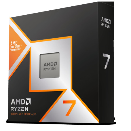 AMD RYZEN ™ 7 9800X3D 8 Coeurs/16 Threads débridés, Architecture Zen 5, 104 Mo Cache, 120W TDP, Jusqu'a 5.2 Ghz Frequence Boost,