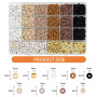 XoeLLe Perles Heishi Colorées, 2414 Pièces Plates pour Bracelet, D'argile, Lettres Kit de Fabrication de Bijoux DIY, Cadeaux de 