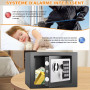 6.6l Coffre-Fort en Acier Numérique Sécurité Électronique Home Office Cash Safe 2 Clés