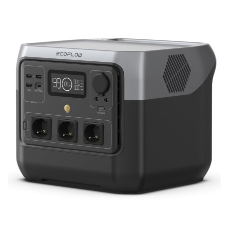 Station électrique portable EF ECOFLOW RIVER 2 Pro, batterie LiFeP04, 768 Wh, charge rapide en 70 min, seuls quelques petits déf