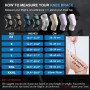 NEENCA Genouillère Professionnelle pour Homme et Femme avec Coussinets en Gel Rotulien et Stabilisateurs Latéraux,Genouillères d