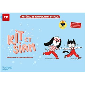 Kit et Siam - Méthode de lecture CP - Boîte de matériel et de jeux - Ed. 2024