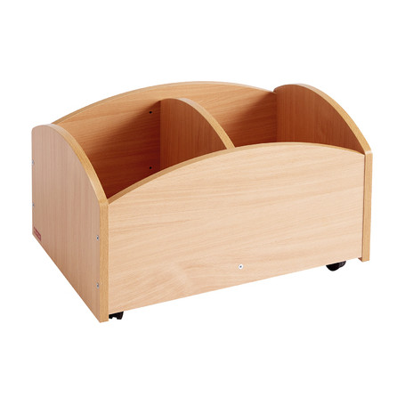 Mobinathan - Bacs à livres 2 cases Bas - teinte hêtre